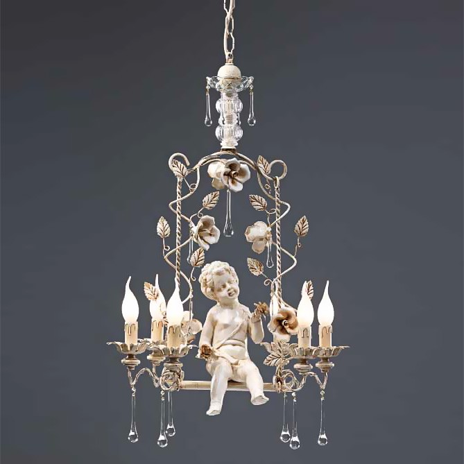 Florenz Lamp 1089.04 silver люстра подвесная мальчик 83770 - Вид №2