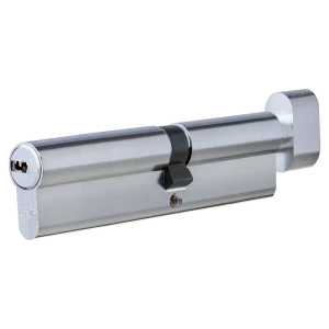 Цилиндр Abus KD6N, 60x50 мм, ключ/вертушка, цвет никель 82389962 STLM-2183828