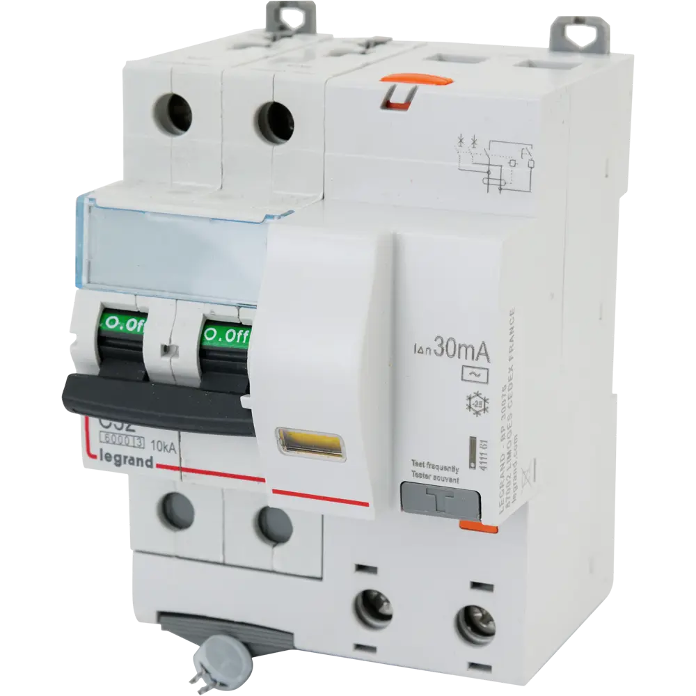 Автоматический выключатель дифференциального тока Legrand DX3 2P C32 A 30 мА 6 кА AC 411161 STLM-2180202