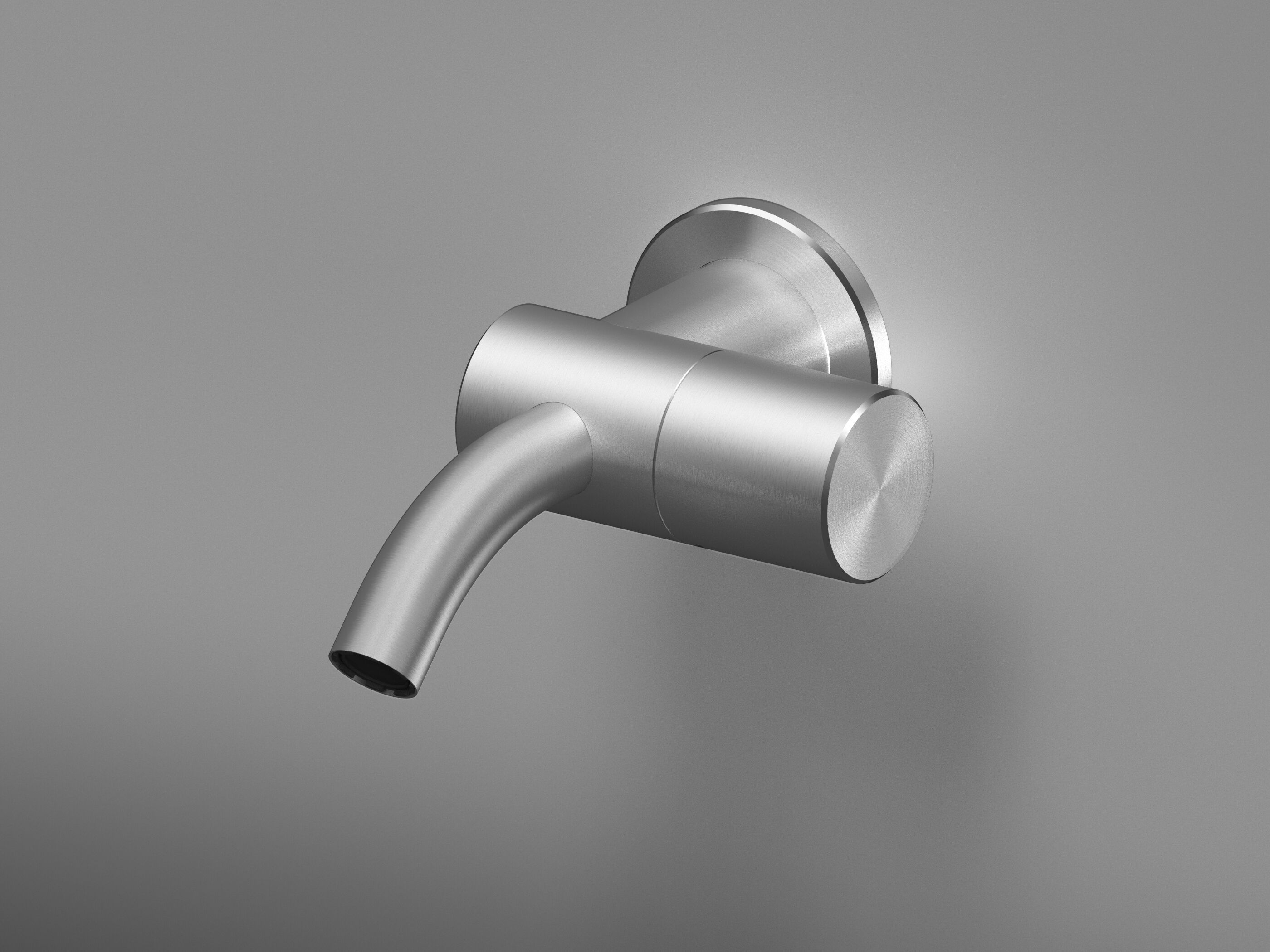 Стальной прогрессивный настенный смеситель для раковины Quadrodesign Hum ARCH-00051003 - Вид №6