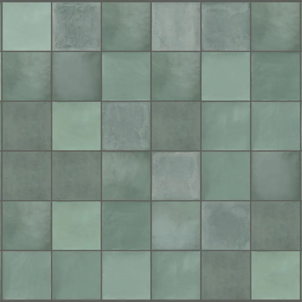 Пластмаркет | Стеновая панель ПВХ «Мурена» с текстурой мраморной плитки 960x485 мм 89379520 STLM-1519342