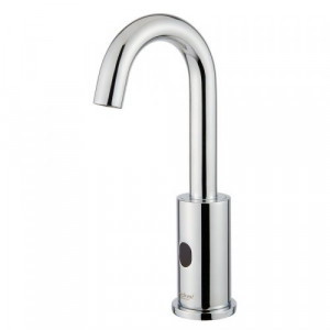 02503/1 Idral Электронный смеситель для раковины серии CURVE с инфракрасным датчиком. Работает от батареи