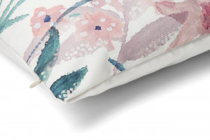 2000983191793 Подушка Alborg 45x45 розово-голубая LINIE DESIGN