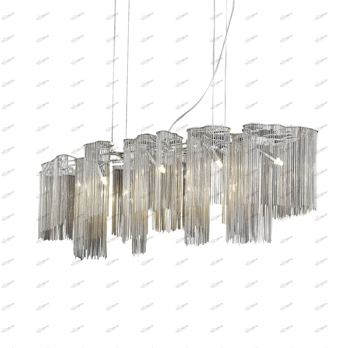 Люстра PO68052-9 nickel от Delight Collection никель DELIGHT COLLECTION ДИЗАЙНЕРСКИЕ 247074 Никель 