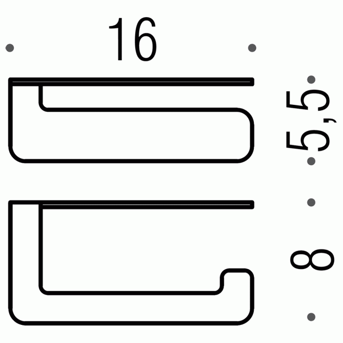 B7008 Держатель туалетной бумаги COLOMBO OVER Colombo Design - Вид №2
