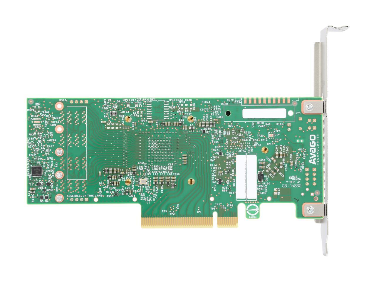 05-50008-01 megaraid sas 9400-8i (8‐port int., 12gb/s sas/sata/pcie (nvme), pcie 3.1) LSi Santreyd  - Вид №3