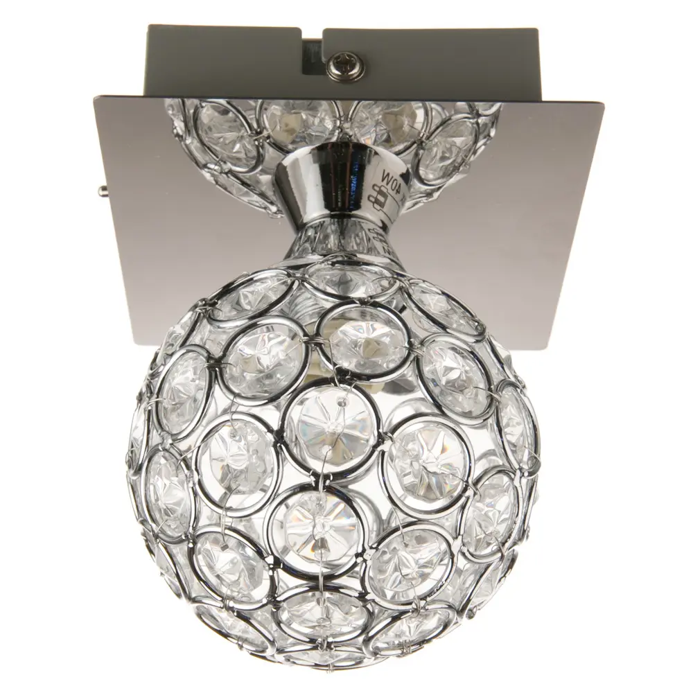 Спот Aketi 1xG9x40 Вт, хрусталь, цвет хром Santreyd STLM-2044015