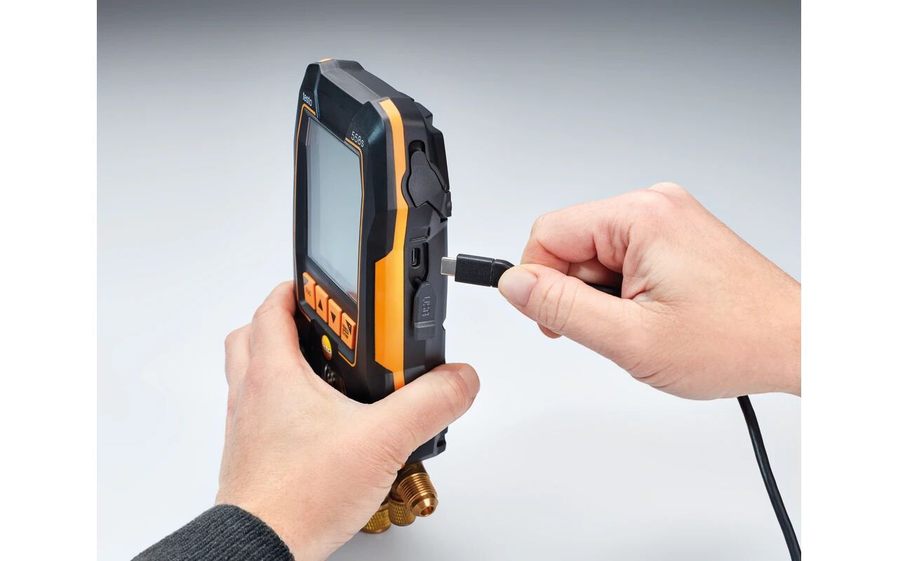 Цифровой коллектор с 4-ходовым клапанным блоком и интуитивно понятным сенсорным экраном Testo TESTO 558S ARCH-00089415 - Вид №4