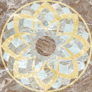 Панно Premium Marble K-956/LR/d01 (2w956/d01) Brown lap. 120*120