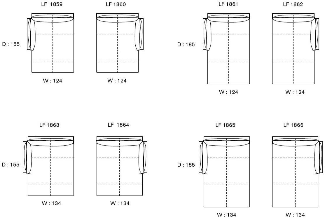 Ritzwell & Co. Мягкая кушетка со съемным тканевым чехлом Light field sun-id-1507144 - Вид №3