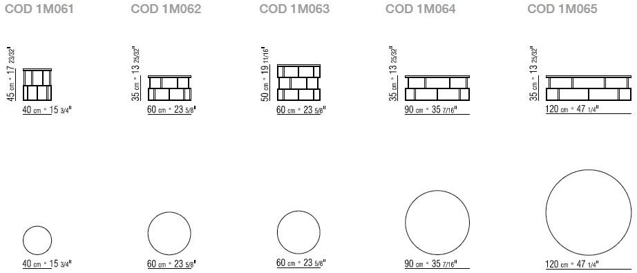Flexform Круглый журнальный столик Riviera sun-id-1450325 - Вид №1