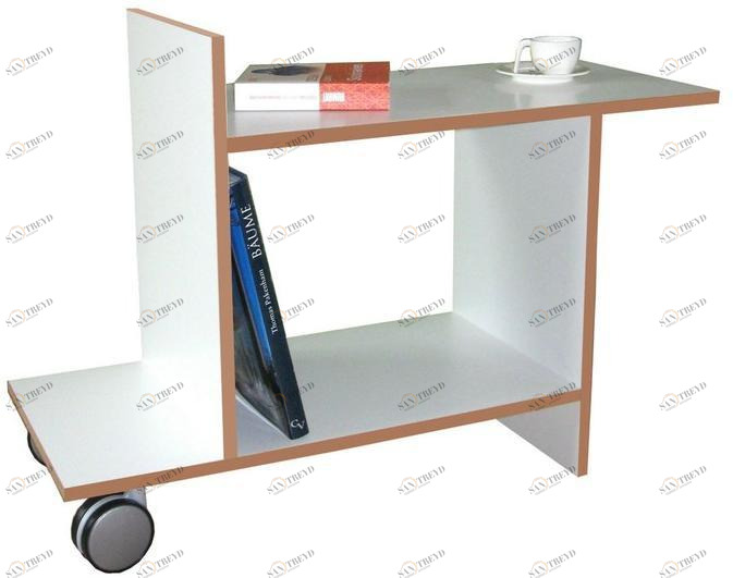 Tojo Möbel Прямоугольный журнальный столик на колесиках sun-id-1412550