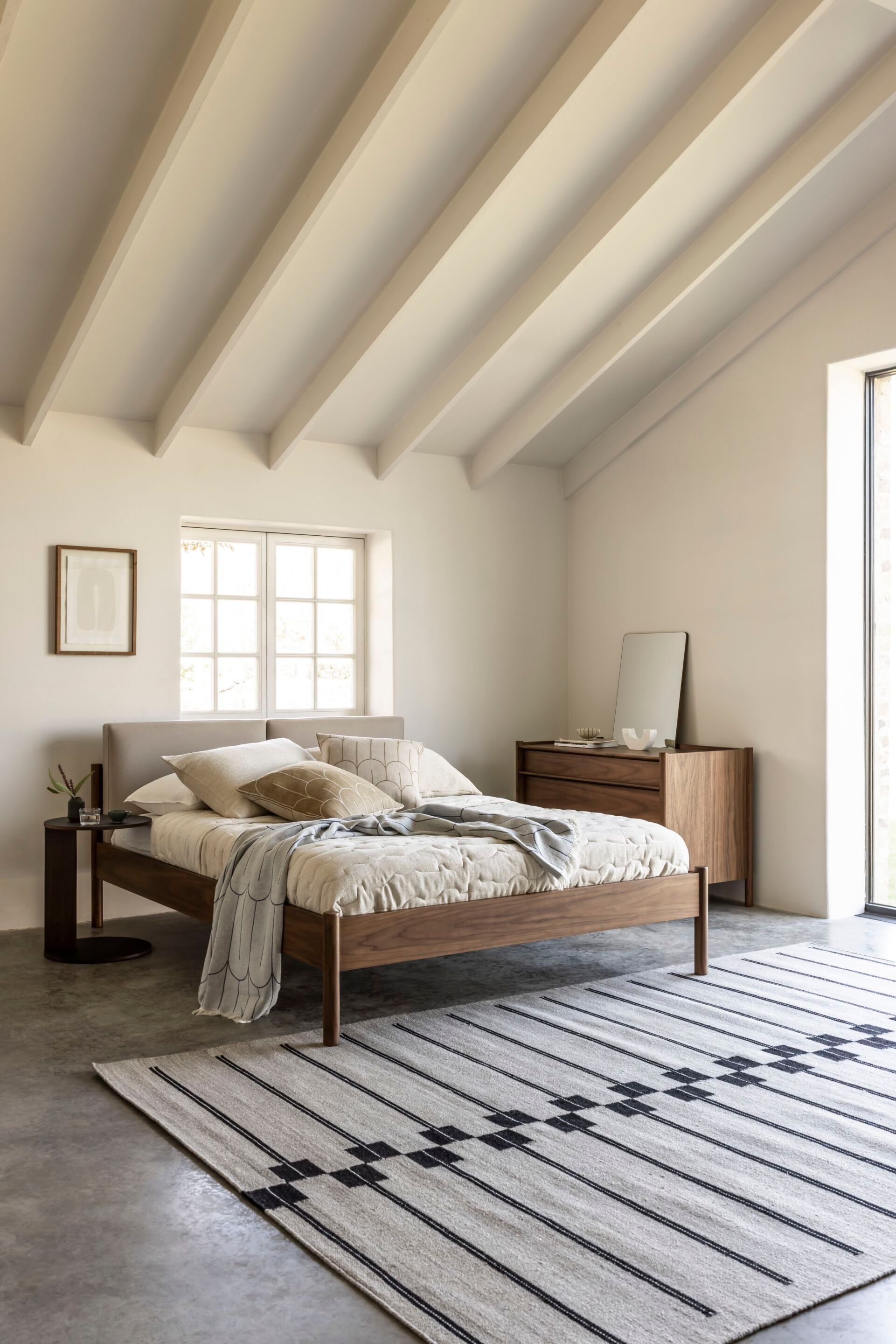 Квадратная подушка из хлопка с геометрическим рисунком Case Весы ARCH-00077967 - Вид №11