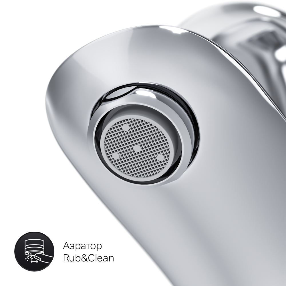 F5382132 смеситель для умывальника с д/к излив 146 мм хром шт AM.PM Bliss L - Вид №6