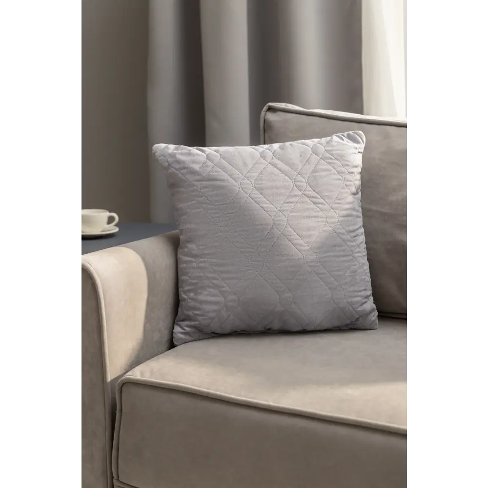 Подушка декоративная 43x43 см замша сиреневый 83022396 STLM-2169696 LINEN WAY  - Вид №3