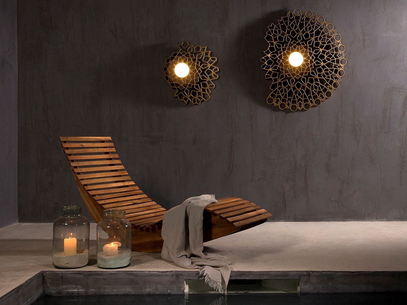 Технический мраморный светодиодный настенный светильник Karman Notredame ARCH-00134208 - Вид №1