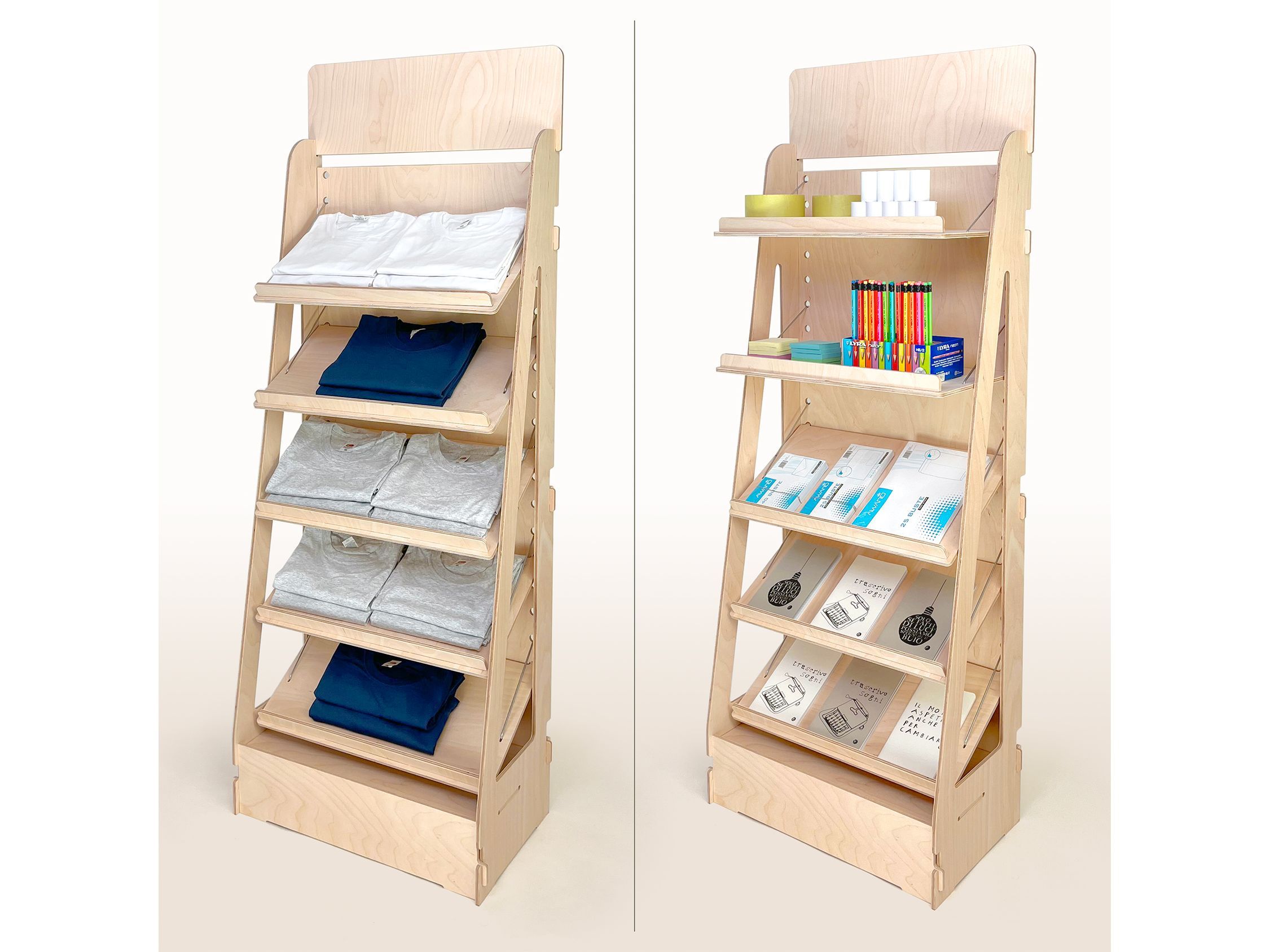 Деревянная напольная стойка дисплея Esposit экспоненты ARCH-00152175 - Вид №4