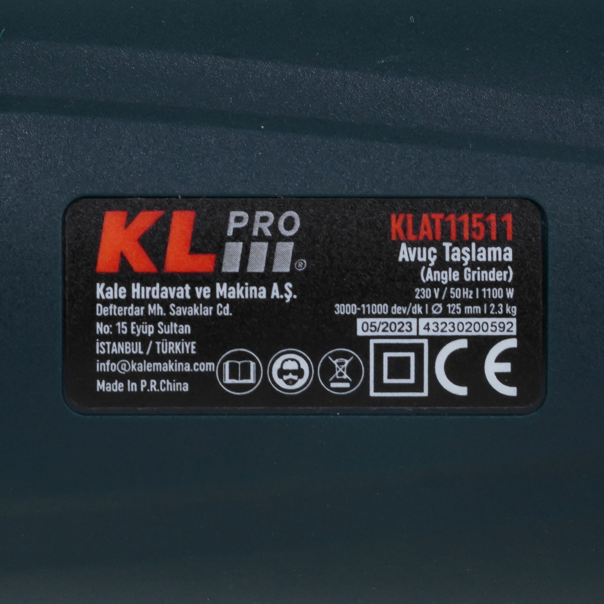 Углошлифовальная машина (УШМ) KLPRO KLAT11511 9150458 STDN-0095991 - Вид №4