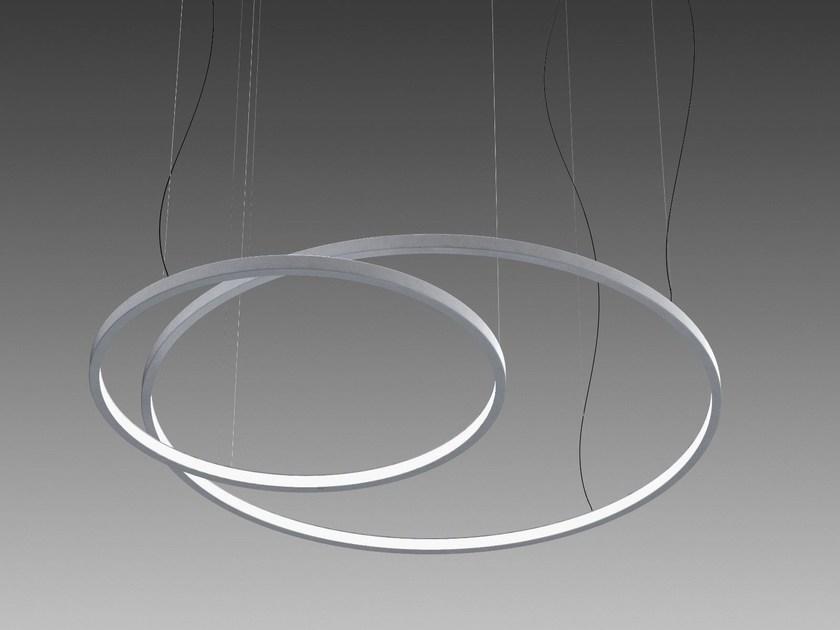 Martinelli Luce Светодиодный подвесной светильник из алюминия с диммером Loop 21003 / 21005 - Вид №2