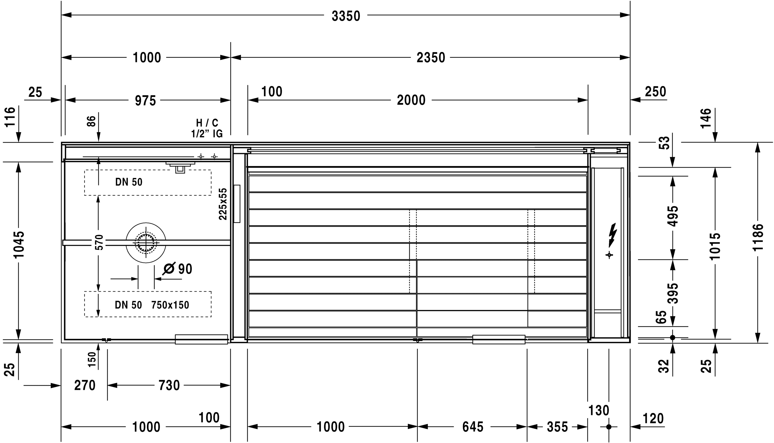 7506..002011000 Inipi Сауна Inipi Ama, отдельно стоящая Белый глянцевый декор Duravit  - Вид №1