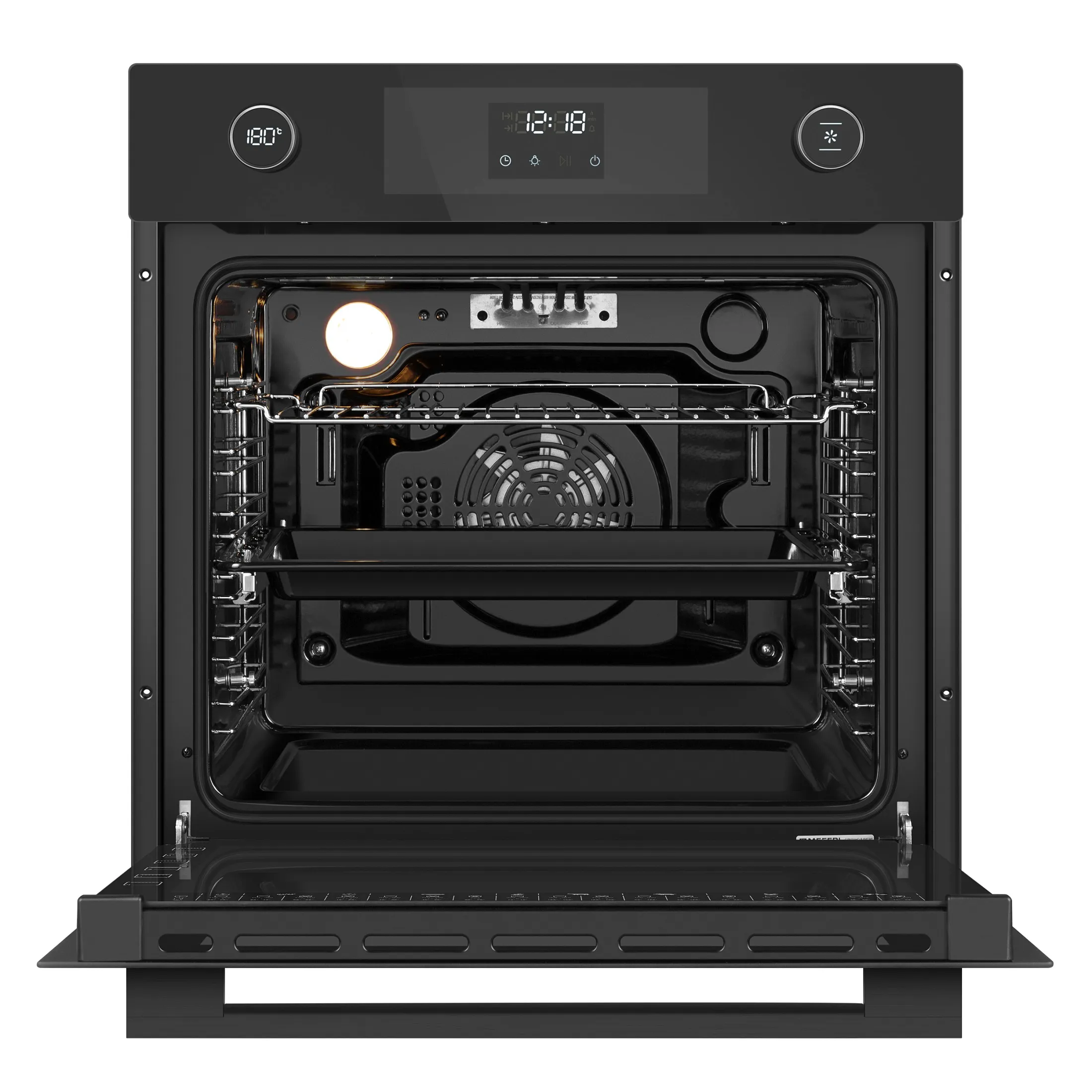 9168823 Электрический духовой шкаф Meferi MEO6013BK ULTRA черный STDN-0124062 - Вид №3