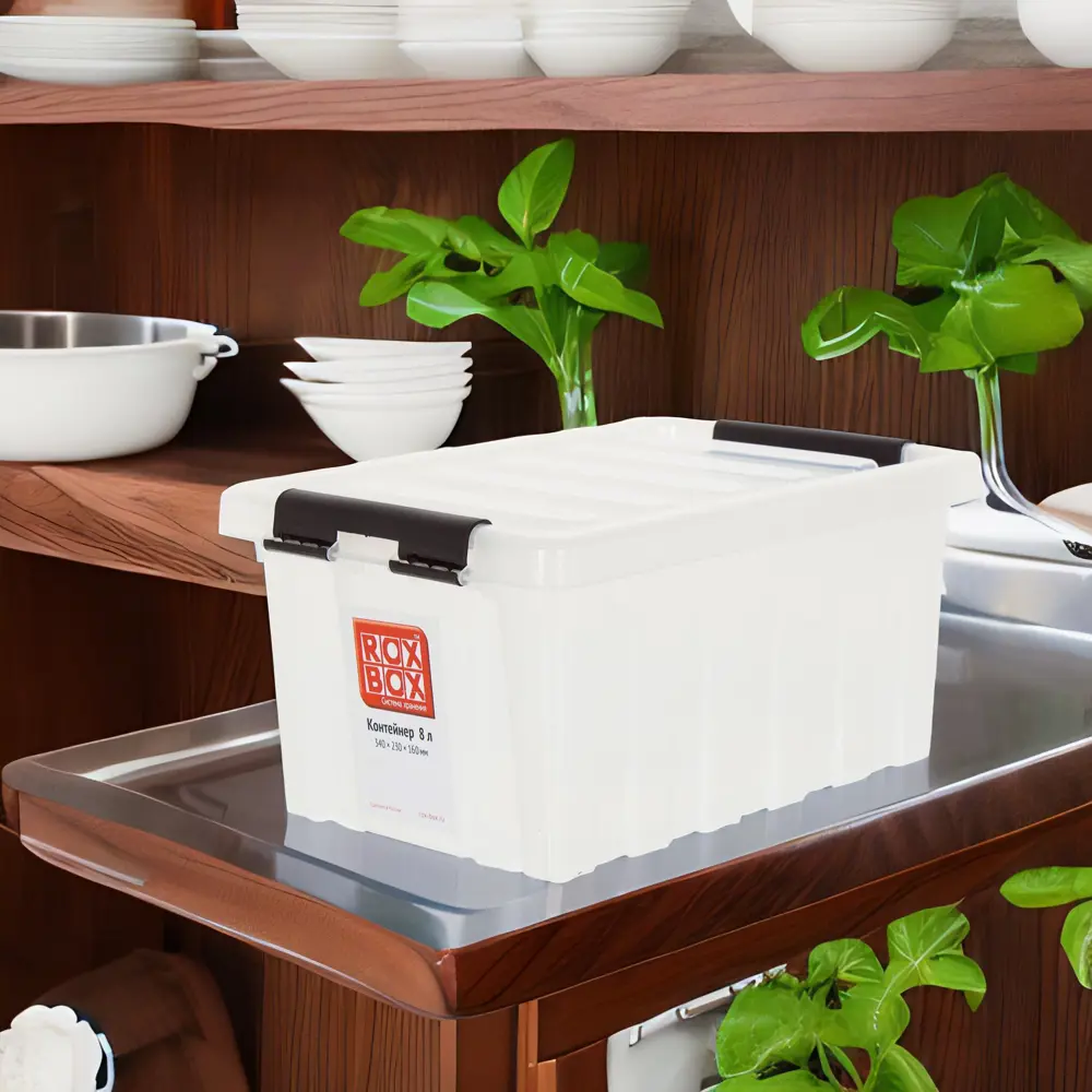 ROX BOX — прозрачный контейнер 8 л для организации пространства 16645313 STLM-0006975 - Вид №3