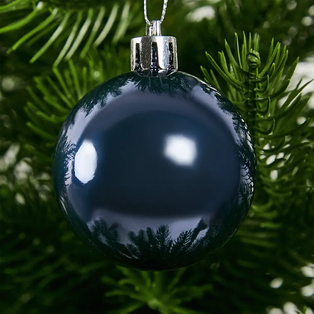 87036350 Набор новогодних шаров Christmas ø8 см цвет синий 50 шт. STLM-1322347 Santreyd  - Вид №16