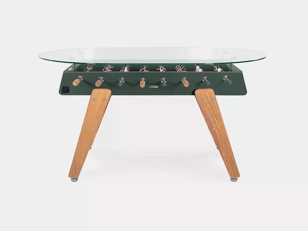 Овальный обеденный стол из стали и ироко со стеклянной столешницей RS Barcelona RS3 WOOD ARCH-00034979 - Вид №17