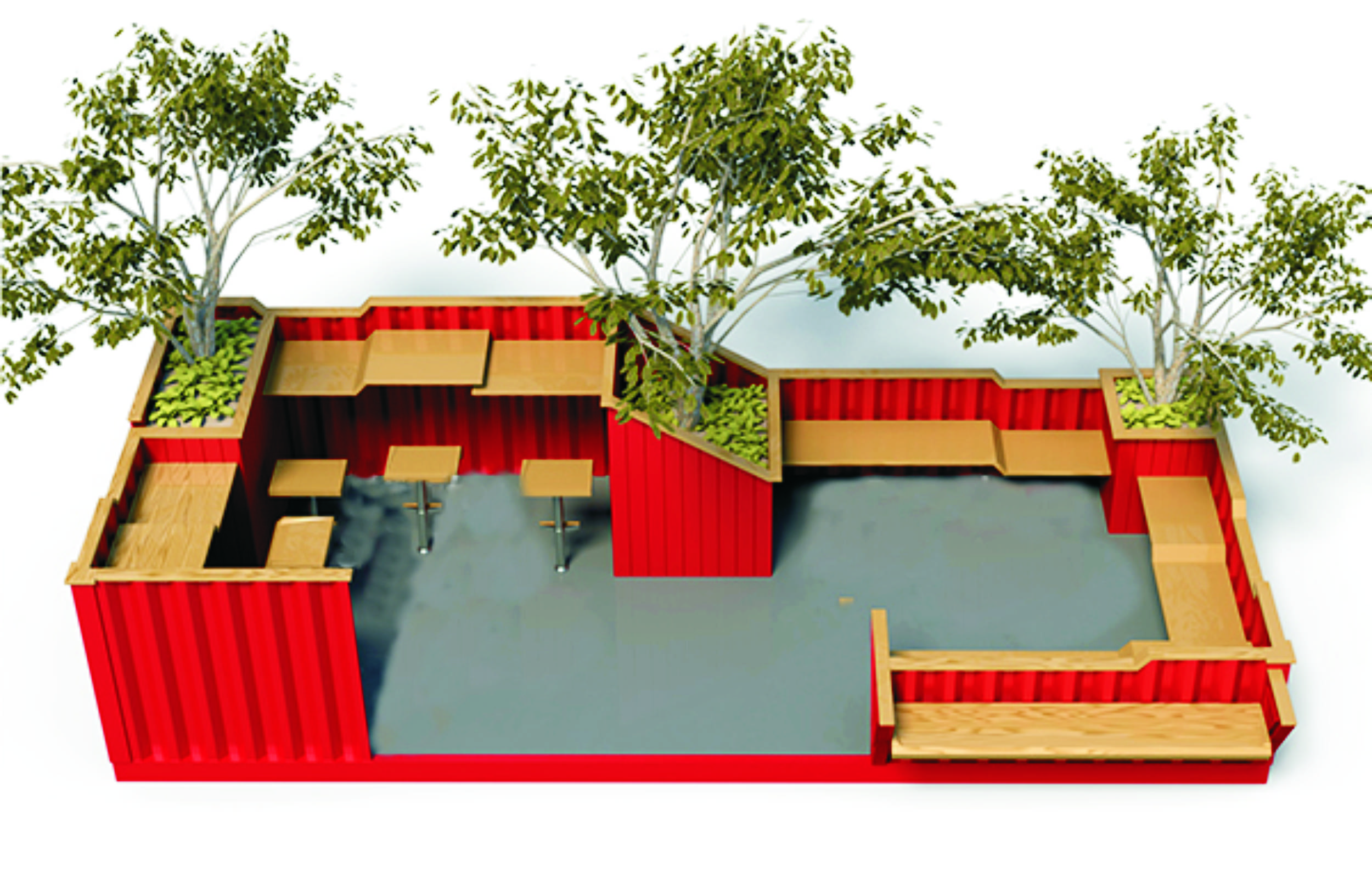 13461 АГОРА комфорт, парклет LAB.Space  - Вид №1