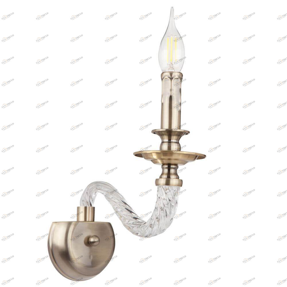 Бра настенное бронзовое Freya Charis FR2007WL-01BZ FREYA СВЕЧА 00-3929408 Бронза 