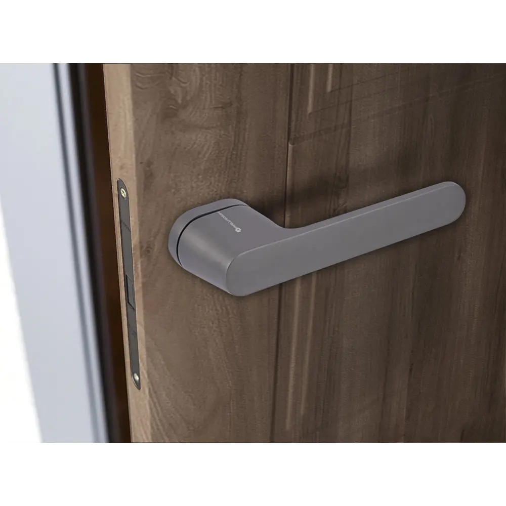 Дверные ручки Palladium Stenberg без запирания цвет графит STLM-2010112 - Вид №6