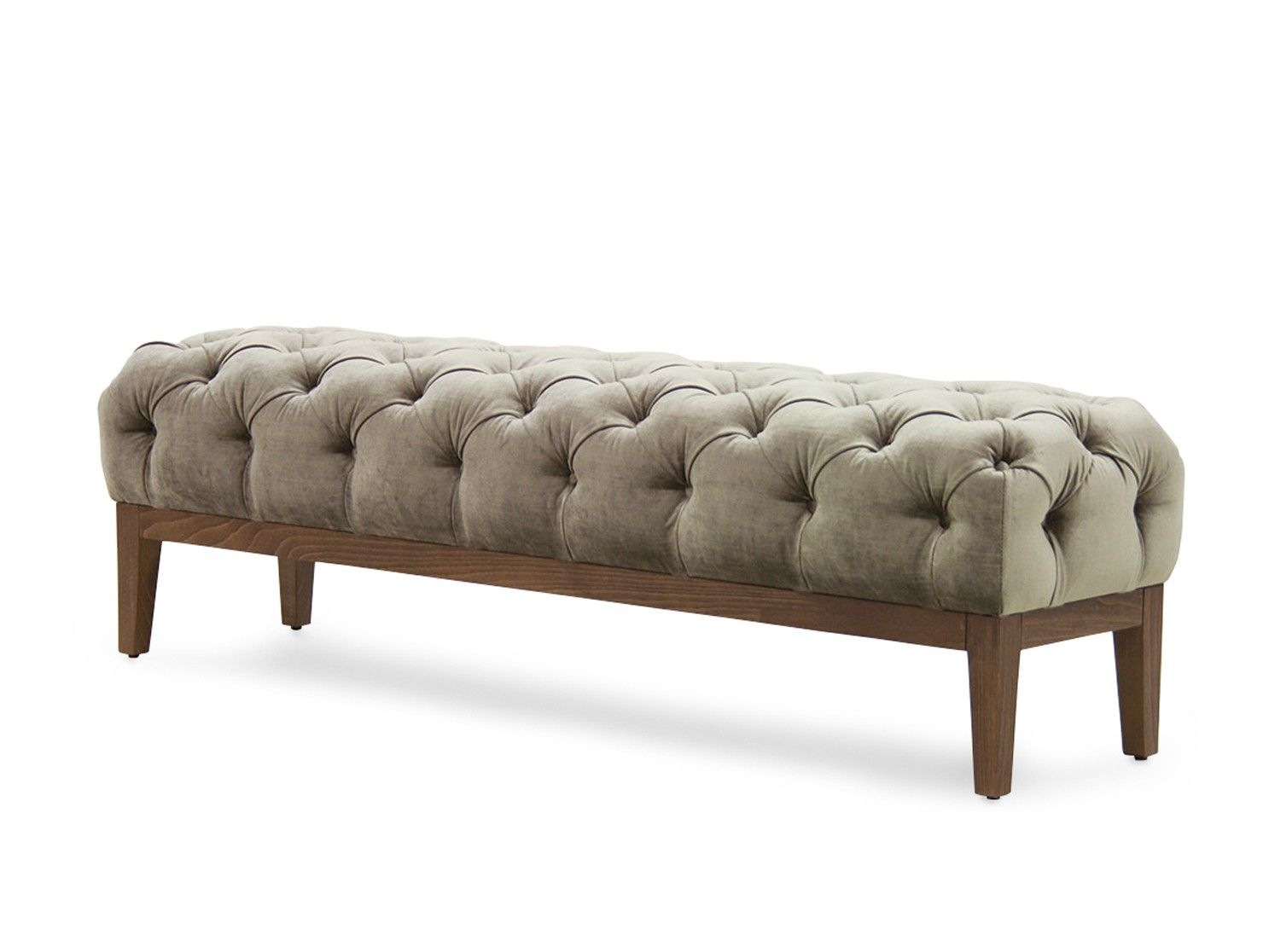 Бархатная мягкая скамейка CREARTE COLLECTIONS Capiton Contemporain ARCH-00028588