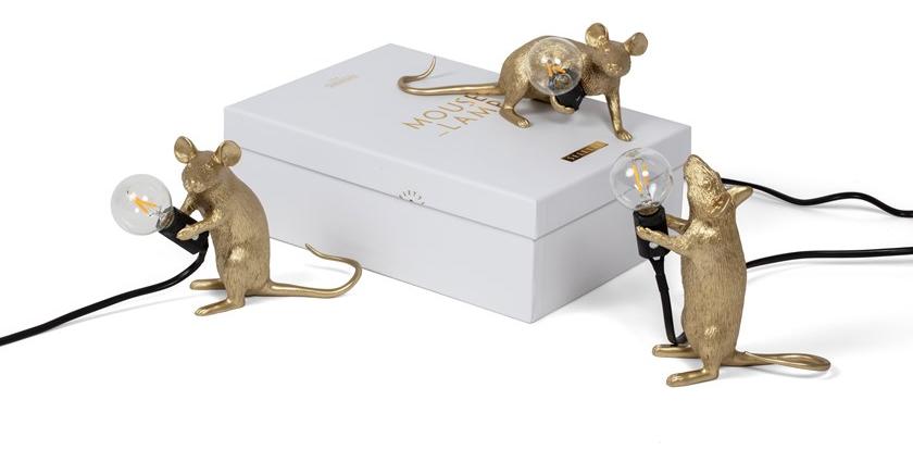 Seletti Светодиодная настольная лампа из смолы Mouse lamp sun-id-1347919 - Вид №12