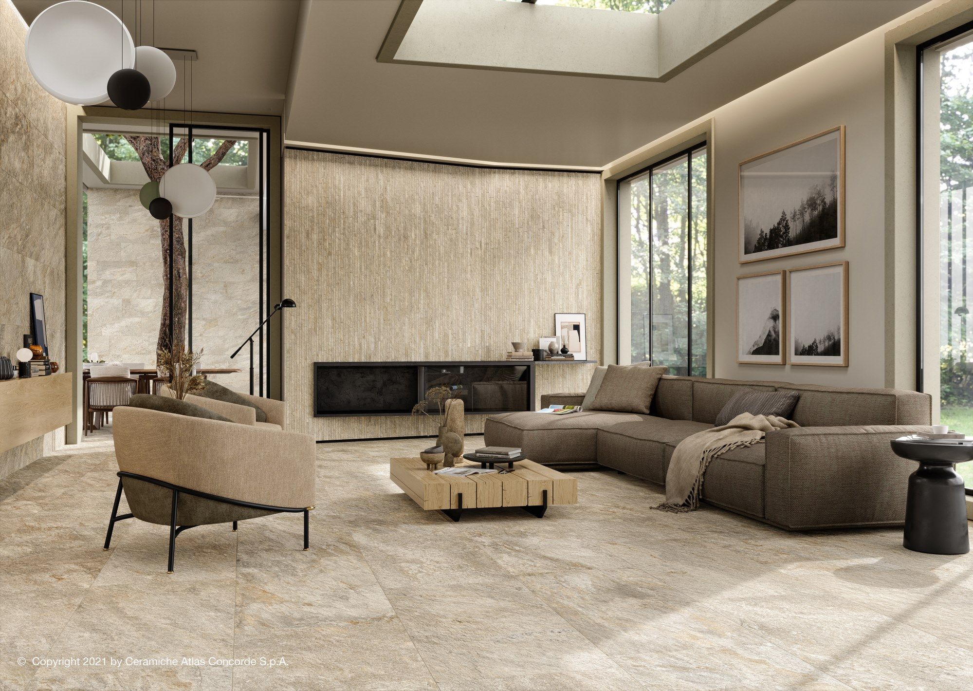 Мозаика из керамогранита с эффектом камня Atlas Concorde Norde ARCH-00107552 - Вид №7