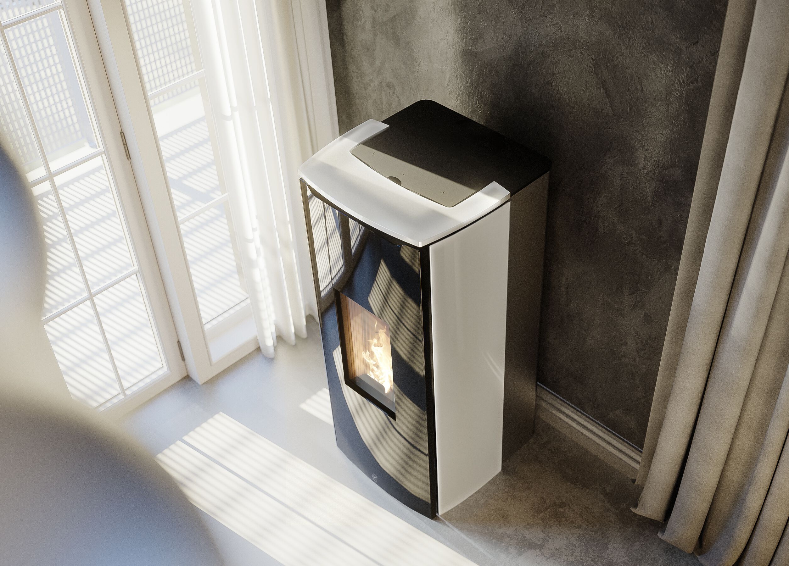 Пеллетная печь класса A+ Jolly Mec воздушные системы ARCH-00056226 - Вид №2