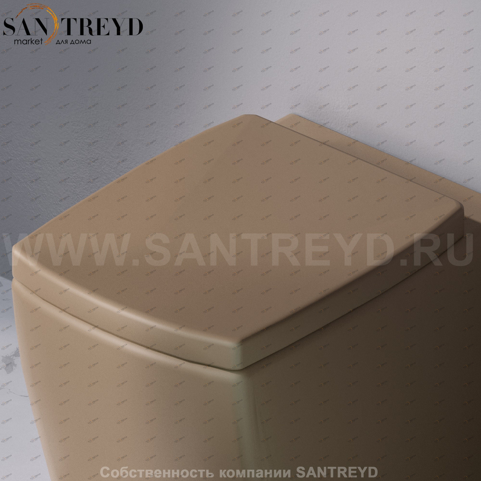 C521.132 Крышка сиденье для унитаза A. e T. Italia SQUARE AeT ITALIA