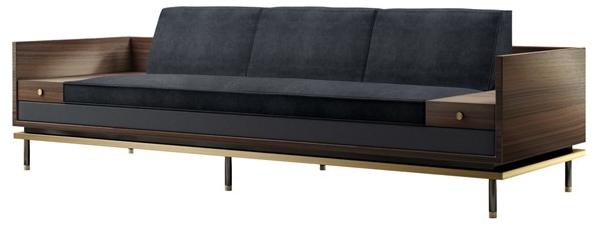 Porustudio Кожаный диван с вещевым ящиком sun-id-1370837 - Вид №1