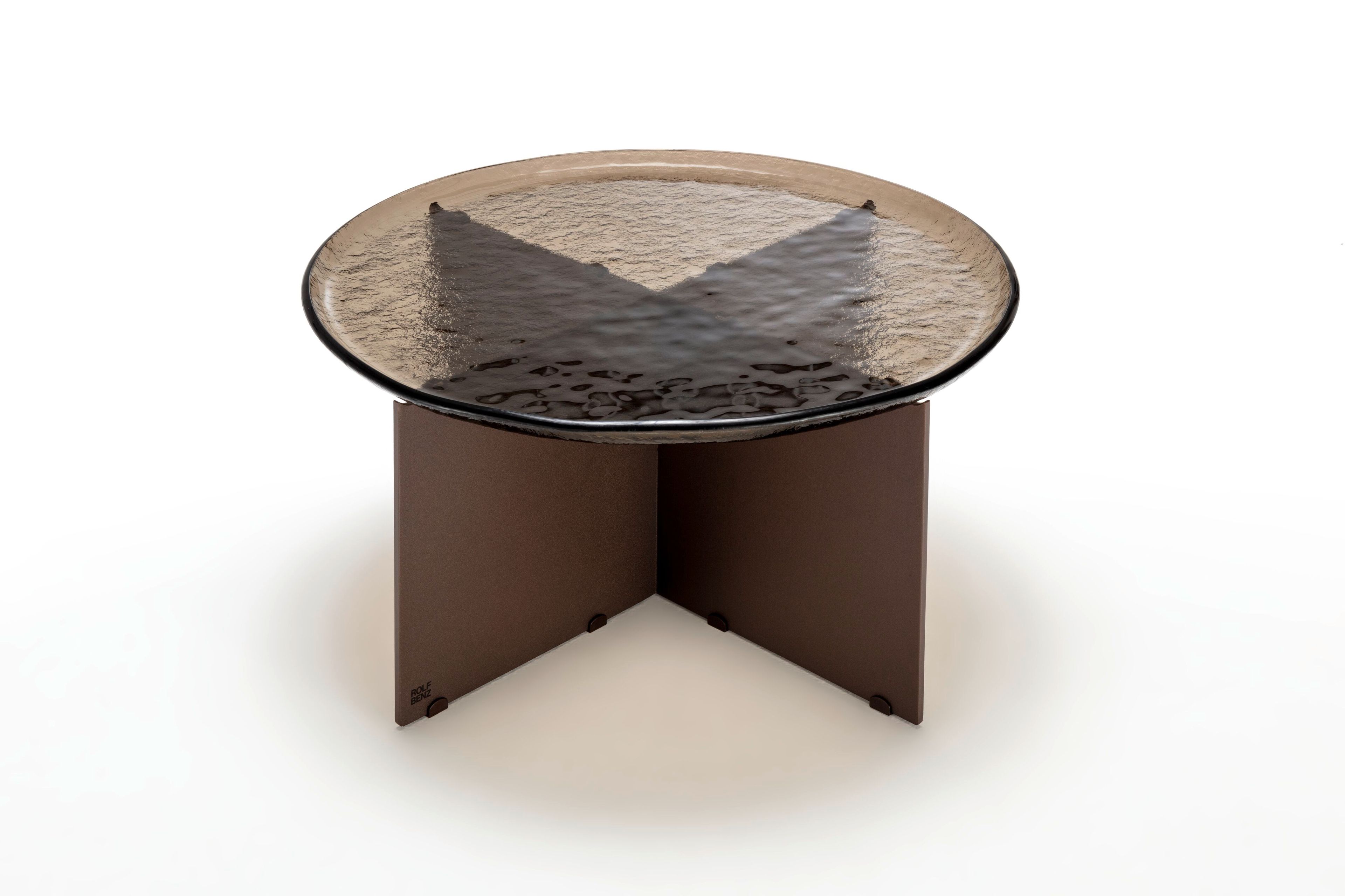 Круглый стол из стали и стекла Rolf Benz KIO ARCH-00027988 - Вид №1