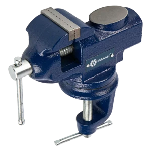 Настольные слесарные тиски Кобальт с поворотным механизмом 89374096