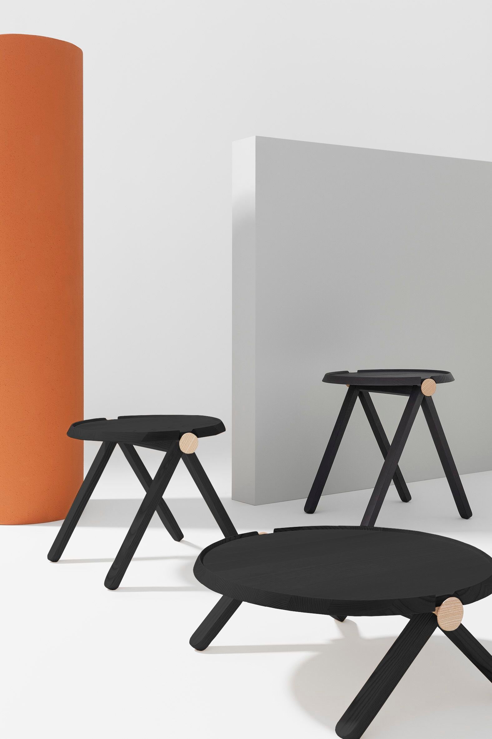 Круглый журнальный столик из ясеня Billiani Lilliput ARCH-00003813 - Вид №2