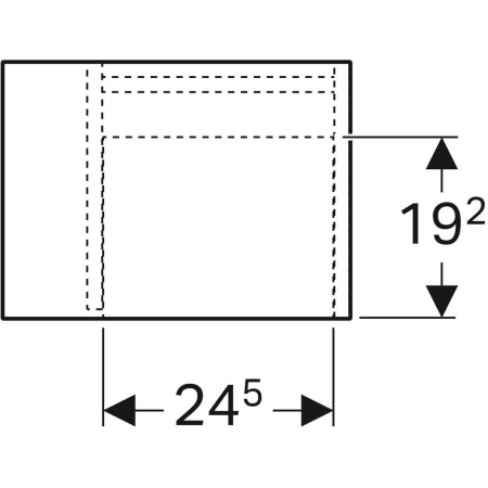 840239000 Шкафчик Geberit iCon с многофункциональным ящиком Geberit  - Вид №9