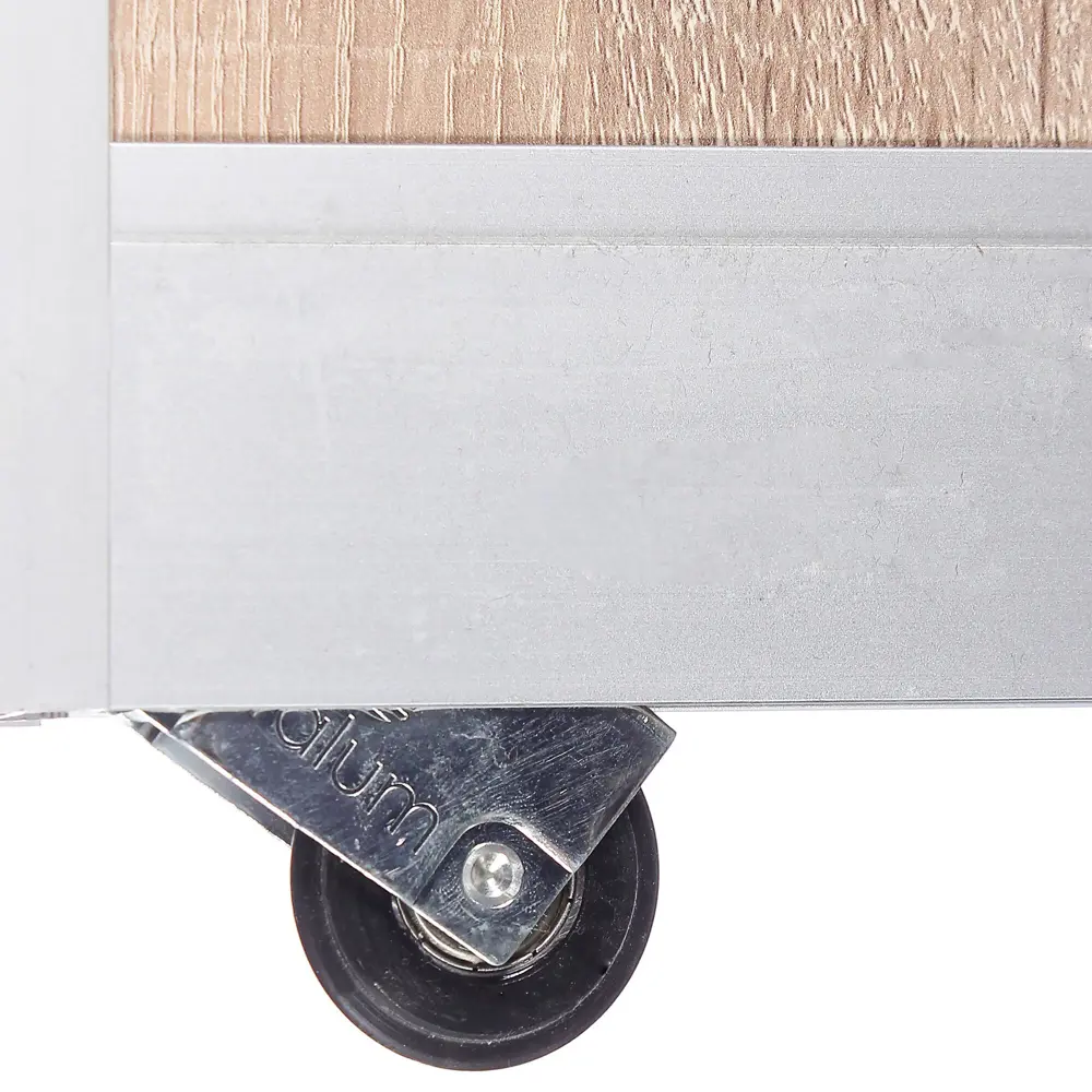 Дверь-купе KONSENSA 244.5x80.4 см МДФ цвет дуб сонома профиль матовое серебро STLM-2174696 - Вид №4