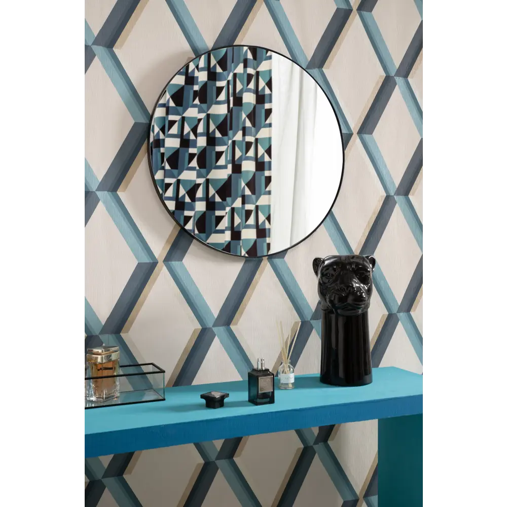 Зеркало круглое INSPIRE Circle - серебристая элегантность 51 см 82143135 STLM-0020314 - Вид №5