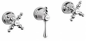 Rubinetteria Giulini Смеситель для душа на 3 отверстия с переключателем Parigi 7316w3