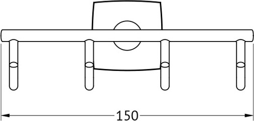 ESP 004 Крючок четверной FBS Esperado - Вид №1