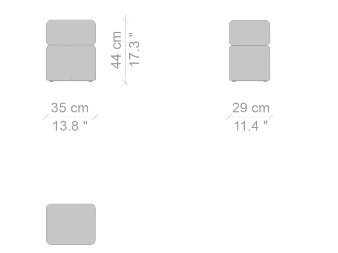 Ткань пуф CASSINA Soft Corners ARCH-00078945 - Вид №5