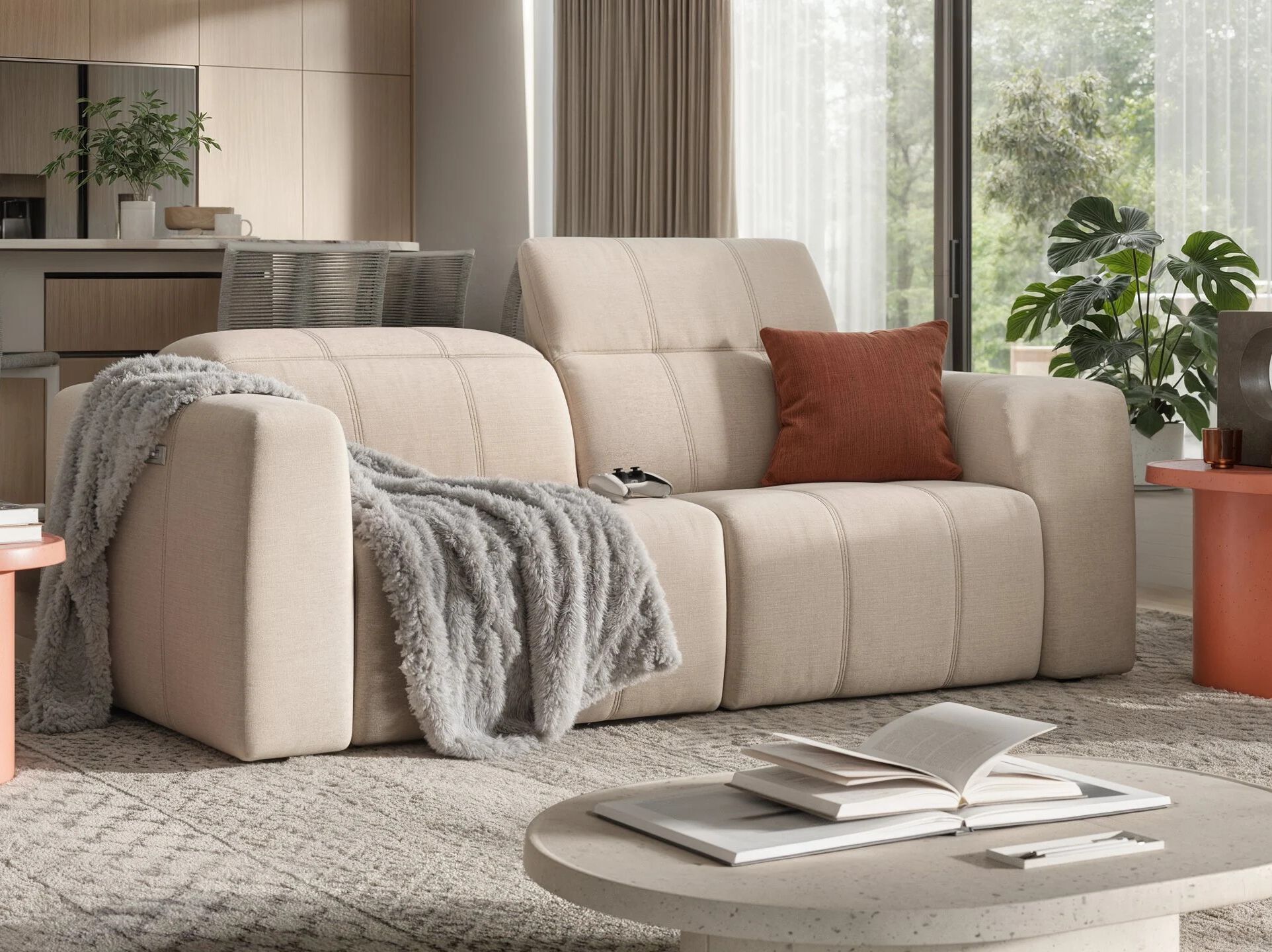 3-местный тканевый диван Sofanella Флорида ARCH-00076418 - Вид №3