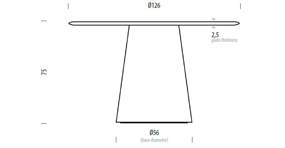 Круглый дубовый стол Gazzda Гриб ARCH-00021268 - Вид №6