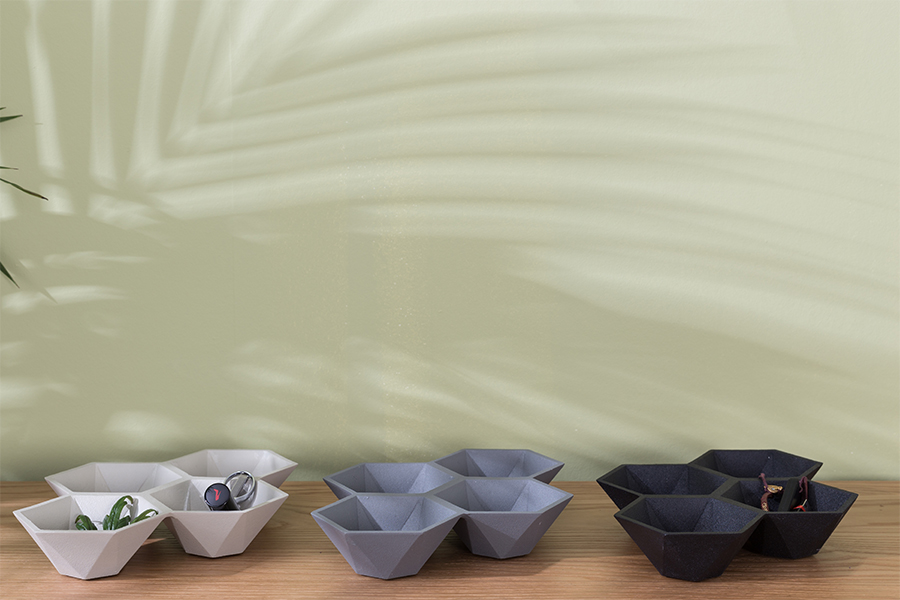 Подставка для аксессуаров Hexagon серая Zuiver 8800012 - Вид №2