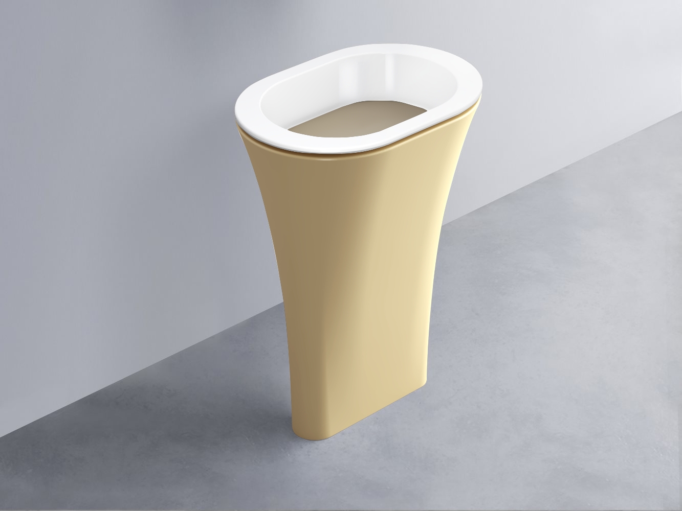 AMLA65-BL+AMPILO-AV+AMCOLO-CN Раковина Amedeo Ovale отдельностоящая cielo Enjoy + Amedeo Ceramica Cielo